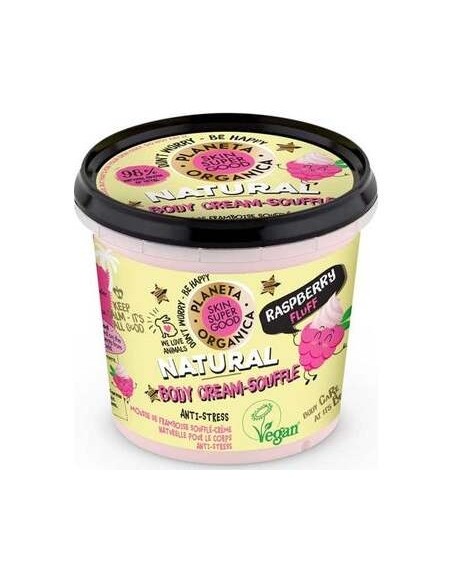 Planeta Orgánica Body Cream-Souffle Raspberry Fluff 360Ml