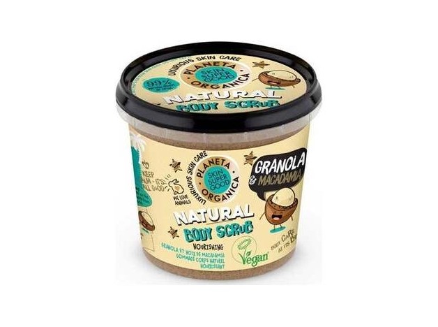 Planeta Orgánica Body Scrub Granola Y Macadamia...