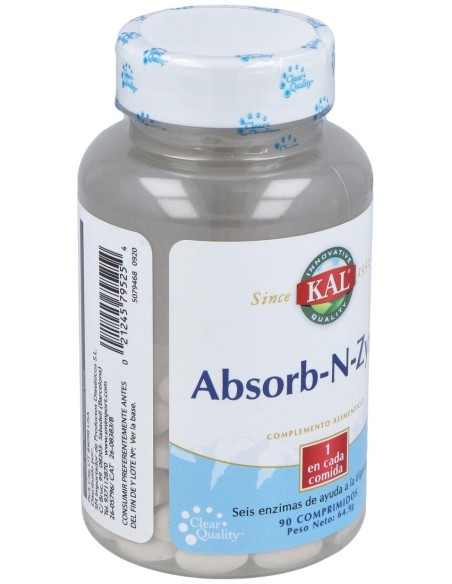 Kal Absorb N Zyme 90 Tabletas