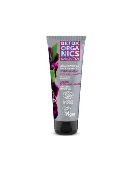 Natura Siberica Exfoliante Y Mascarilla Negra 2 En 1 Bio 75Ml