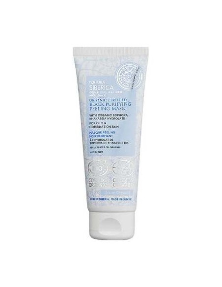 Natura Siberica Mascarilla Exfoliante Negra Purificante 75Ml