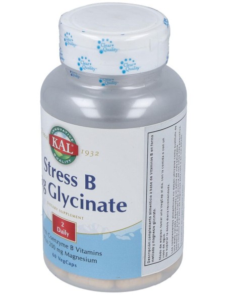 Stres B Mag Glycinate 60Cap.Veg.