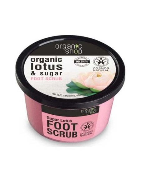 Organic Shop Exfoliante Para Pies Azúcar De Loto 250Ml