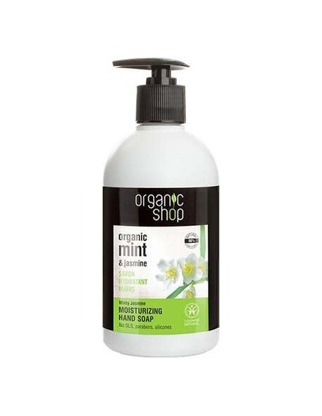 Organic Shop Jabón De Manos Hidratante Jazmín Mentolado 500Ml