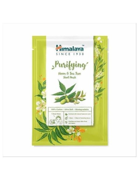 Himalaya Purifying Neem %26 Tea Tree Sheet Mask 30Ml