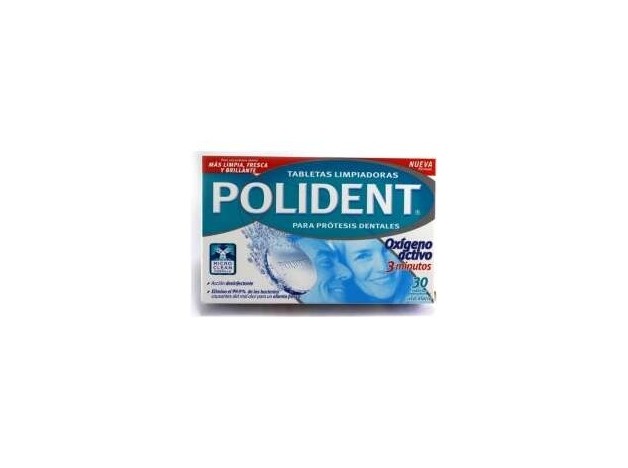 Polident Pastillas Originales Limpiadoras 30 Uds