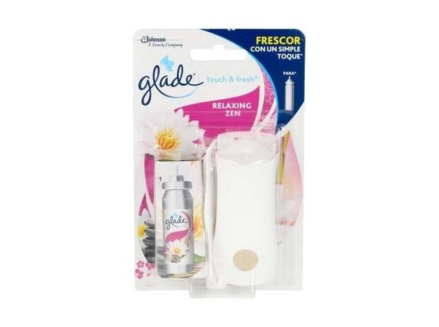 Glade Un Toque Ambientador Aparato Relax Zen 10Ml