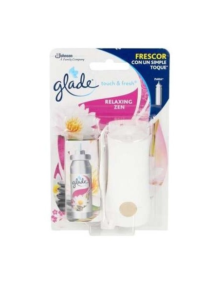 Glade Un Toque Ambientador Aparato Relax Zen 10Ml