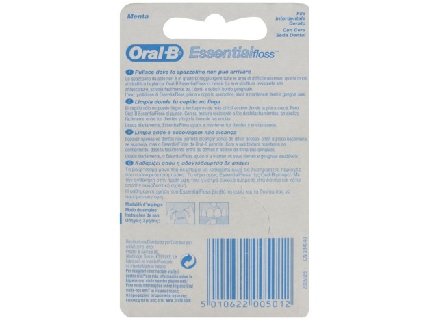 Oral-B Essential Floss Seda Dental Flúor-Menta...