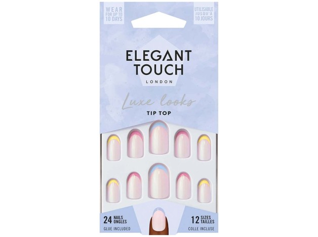 Elegant Touch Luxe Looks Nails With Glue Oval...