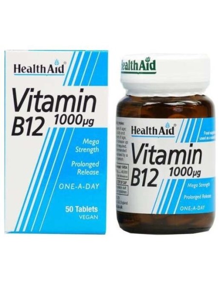 Healthaid Vitamina B12 1 000 Ui 50 Comprimidos