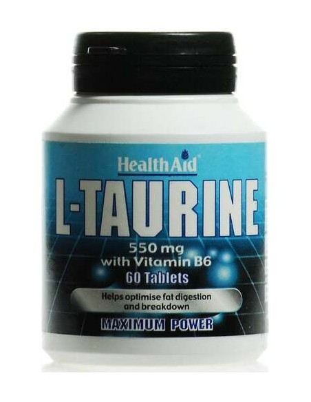 Healthaid L-Taurina 60 Tabletas