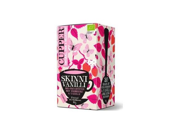 Fresa Y Vainilla Infusion 20Bolsitas. Bio Vegan