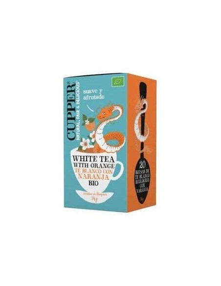 Te Blanco Con Naranja Infusion 20Bolsitas. Bio