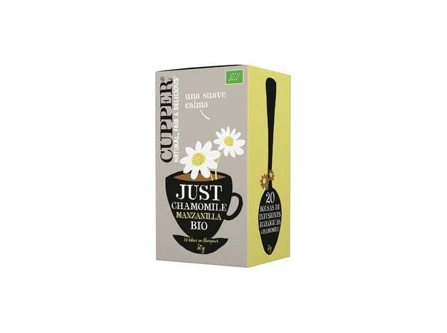Cupper Infusion Just Chamomile Bio 20 Sobres