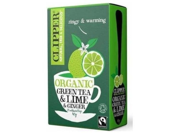 Te Verde Con Lima Jengibre Infusion 20Bolsitas Bio