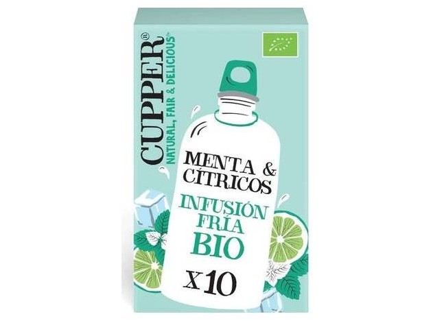Cupper Infusión Fría De Menta Y Cítricos Bio 10Uds