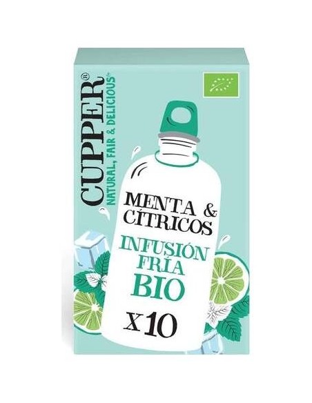 Cupper Infusión Fría De Menta Y Cítricos Bio 10Uds