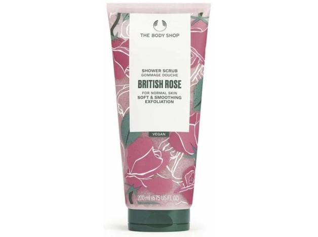 The Body Shop British Rose Shower Scrub 200Ml