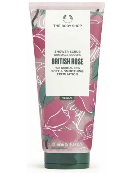 The Body Shop British Rose Shower Scrub 200Ml
