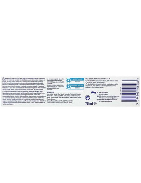 Sensodyne Acción Completa Blanqueante Crema Dental 75Ml