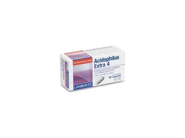 Acidofilus Extra 4 S/Leche 60 Cap. (Refrigeracion)