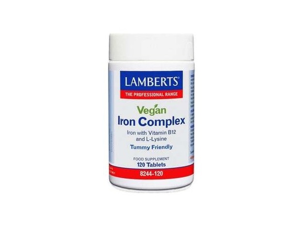 Lamberts Complejo De Hierro Vegano 120 Tabs
