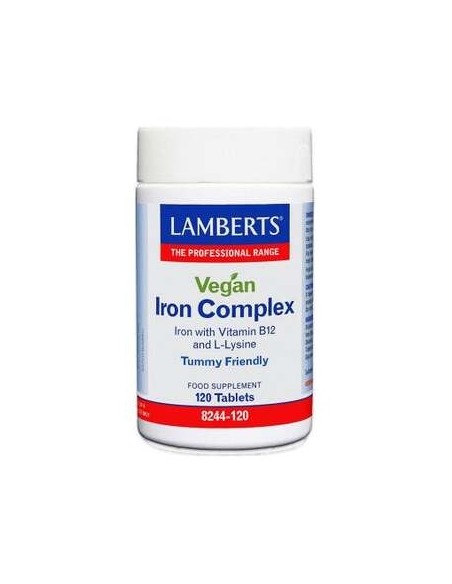 Lamberts Complejo De Hierro Vegano 120 Tabs