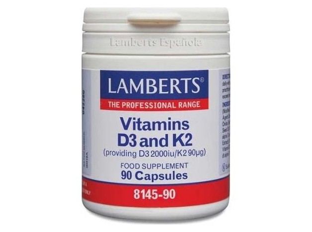 Lamberts Vitamina D3 2000Ui+K2 90Mcg 90Caps