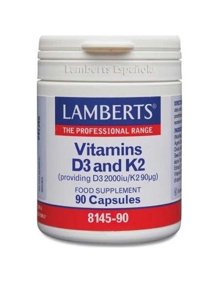 Lamberts Vitamina D3 2000Ui+K2 90Mcg 90Caps