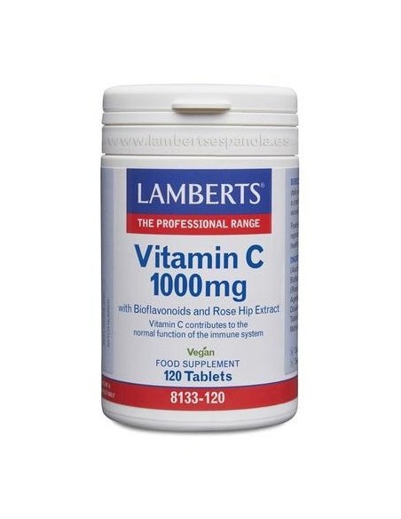 Lamberts Vitamina C 1000Mg Con Bioflavonoides 120Comp