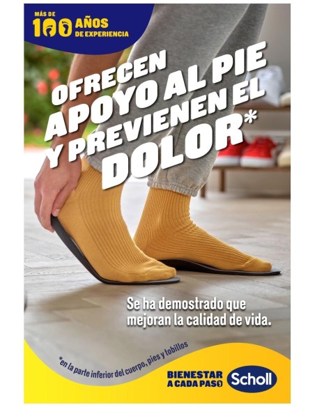 Fascitis Plantar Plantillas Anti-Dolor Con Tecnología In-Balance 3 En 1 Talla S 37-39,5 1 U