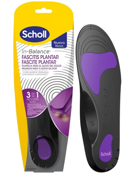Fascitis Plantar Plantillas Anti-Dolor Con Tecnología In-Balance 3 En 1 Talla S 37-39,5 1 U