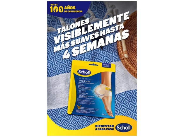 Expert Care Mascarilla Exfoliante Para Talones 1 U