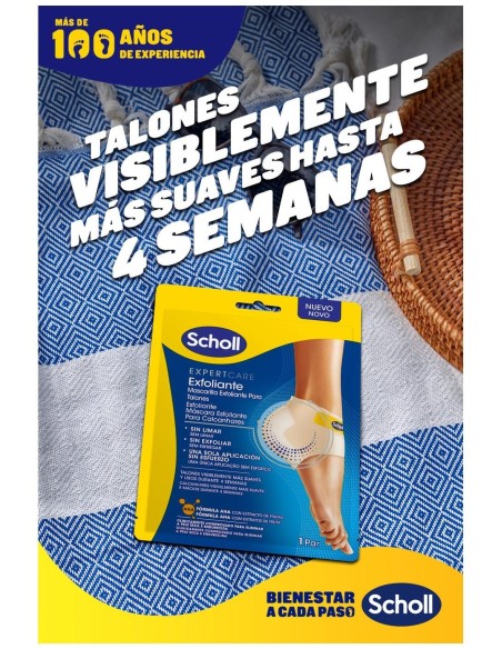 Expert Care Mascarilla Exfoliante Para Talones 1 U