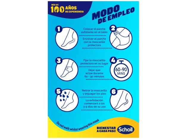 Expert Care Mascarilla Exfoliante Para Talones 1 U