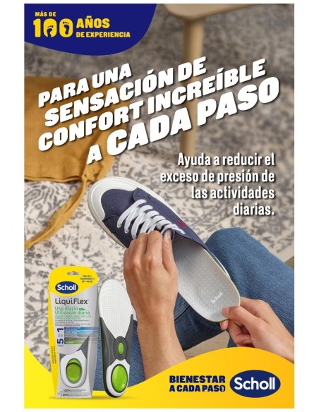 Scholl Liquiflex Plantillas Soporte Diario Talla 2 1 Par