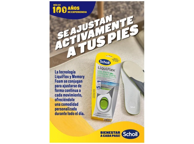 Scholl Liquiflex Plantillas Soporte Diario...
