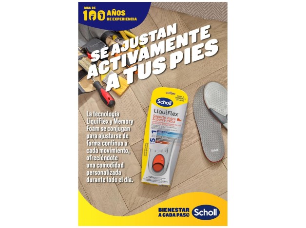 Scholl Liquiflex Plantillas Soporte Mejorado...
