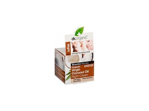 Dr Organic Crema De Noche Aceite De Coco 50Ml