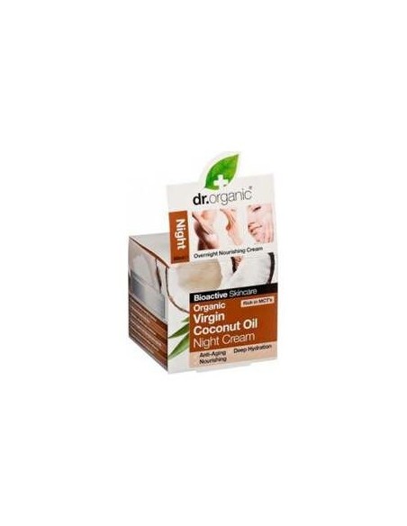 Dr Organic Crema De Noche Aceite De Coco 50Ml