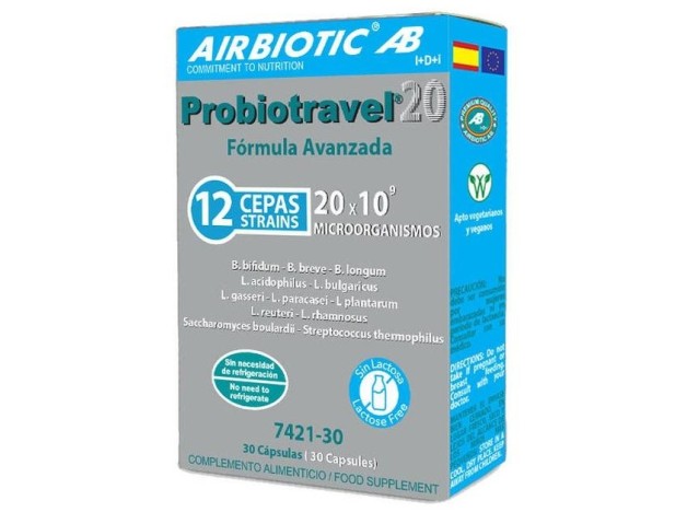 Airbiotic Probiotravel 20 30Caps