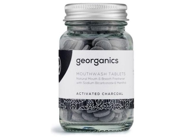Georganics Mouthwash Tablets Activated Charcoal...