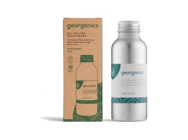 Georganics Oil Pulling Mouthwash Spearmint 100Ml