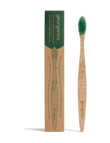 Georganics Beechwood Toothbrush Medium 1Ud
