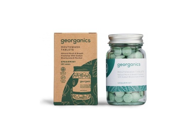 Georganics Mouthwash Tablets Spearmint 180Comp