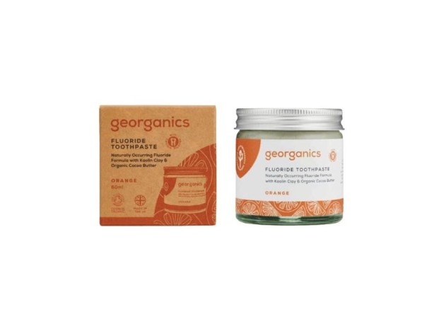 Georganics Dentífrico Flúor Naranja 60Ml