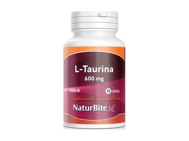 Naturbite L-Taurina 600Mg 60Caps