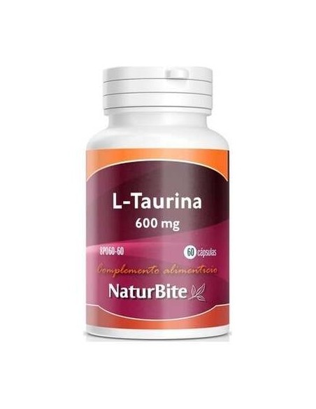Naturbite L-Taurina 600Mg 60Caps