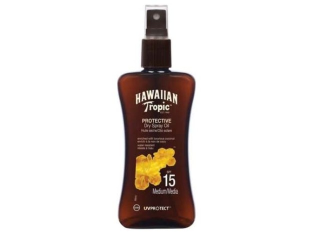 Hawaiian Tropic Protective Dry Spray Oil Spf15...